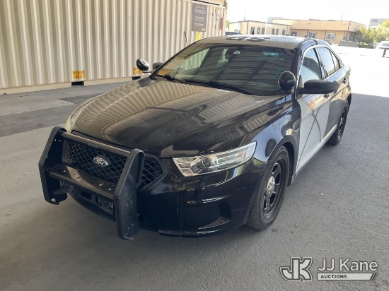 (Jurupa Valley, CA) 2019 Ford Taurus Police 4-Door Sedan Runs & Moves) (Open Manufacturer Recall Num