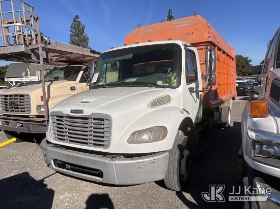 (Jurupa Valley, CA) 2014 Freightliner M2 106 Chipper Dump Truck Runs, Moves & Dump Does Not Operate