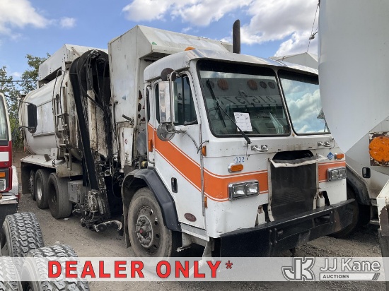 (Jurupa Valley, CA) 2017 Peterbilt COE 320 Trash Truck Not Running, Condition Unknown) (Cng Tanks Ex