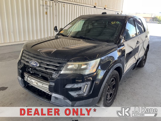 (Jurupa Valley, CA) 2017 Ford Explorer AWD Police Interceptor 4-Door Sport Utility Vehicle Runs & Mo