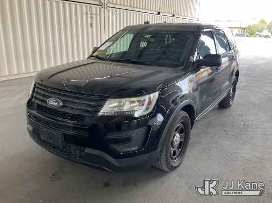 (Jurupa Valley, CA) 2017 Ford Explorer AWD Police Interceptor 4-Door Sport Utility Vehicle Runs & Mo