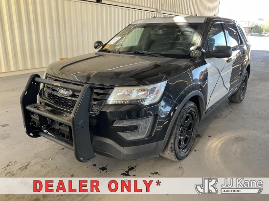 (Jurupa Valley, CA) 2017 Ford Explorer AWD Police Interceptor 4-Door Sport Utility Vehicle Runs & Mo
