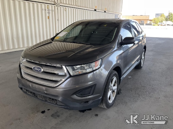 (Jurupa Valley, CA) 2015 Ford Edge SE FWD 4-Door Sport Utility Vehicle Runs & Moves, Dash Warning In