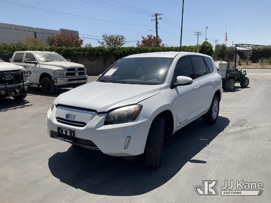 (Jurupa Valley, CA) 2012 Toyota RAV4 EV Base 4-Door Sedan Runs & Moves, Takes Charge, Charger Includ