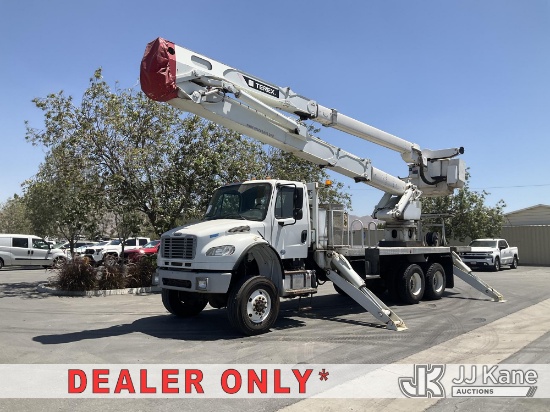 (Jurupa Valley, CA) HiRanger TM 100, Articulating Material Handling Bucket Truck rear mounted on 201