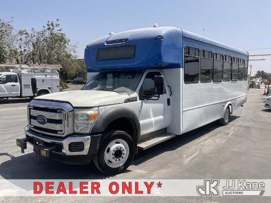 (Jurupa Valley, CA) 2016 Ford F-550 Regular Cab DRW Passenger Bus Not Running, Engine Performance Co