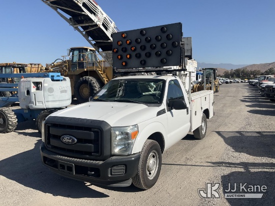 (Jurupa Valley, CA) 2012 Ford F-250 SD Utility Truck Runs & Moves