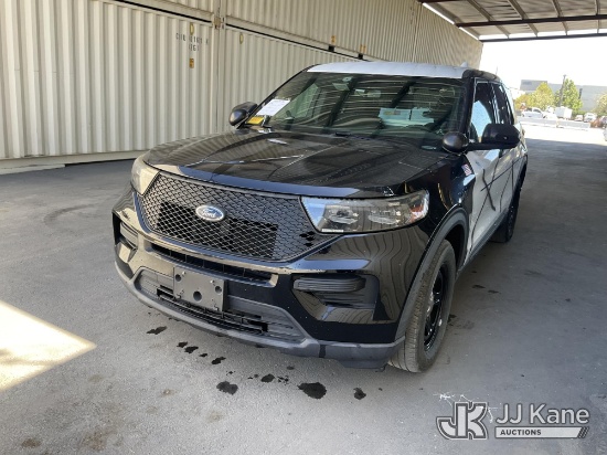 (Jurupa Valley, CA) 2020 Ford Explorer Police 4-Door Sport Utility Vehicle Runs & Moves, Open Manufa
