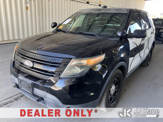 (Jurupa Valley, CA) 2014 Ford Explorer AWD Police Interceptor 4-Door Sport Utility Vehicle Runs & Mo