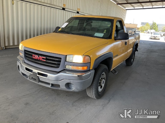 (Jurupa Valley, CA) 2003 GMC Sierra 2500 Pickup Truck Runs & Moves) (Open Manufacturer Recall Number