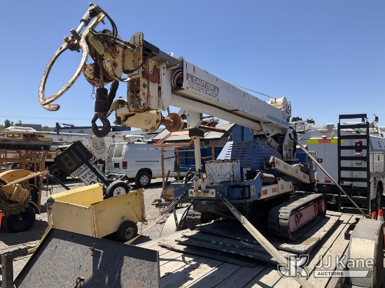 (Jurupa Valley, CA) 2008 SkyLift MINI-DERRICK 33 PLUS Crawler Back Yard Mini Digger Derrick Not Runn