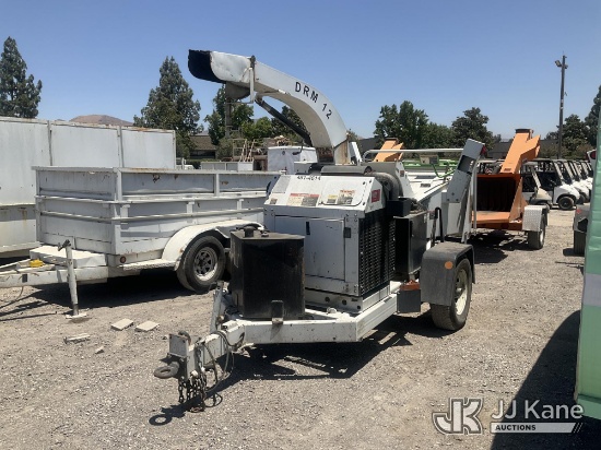 (Jurupa Valley, CA) Kubota V2203M, , 2014 Altec DRM12 Chipper (12in Drum) Runs & Operates)(Applicati