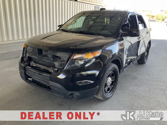 (Jurupa Valley, CA) 2014 Ford Explorer AWD Police Interceptor 4-Door Sport Utility Vehicle Runs & Mo