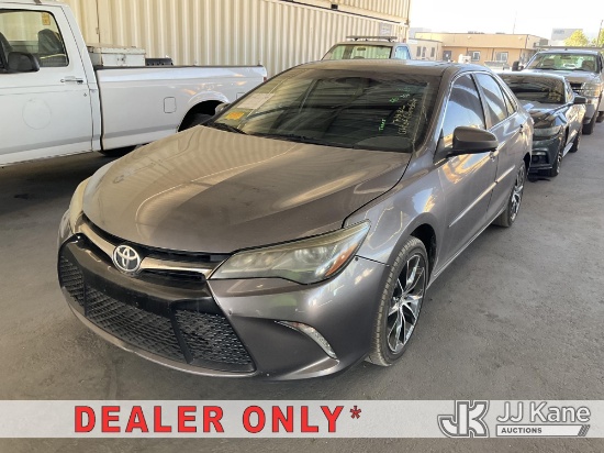 (Jurupa Valley, CA) 2017 Toyota Camry 4-Door Sedan Runs & Moves) (Dash Warning Indicators On, Transm