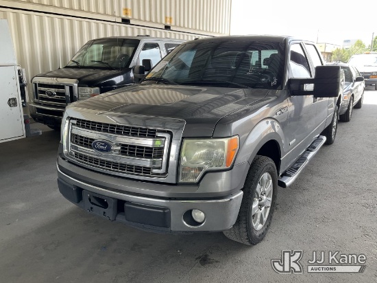 (Jurupa Valley, CA) 2013 Ford F-150 Crew-Cab Pickup Truck Runs & Moves, Open Recall, Vehicle is subj