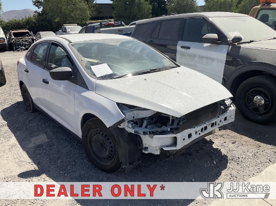 (Jurupa Valley, CA) 2016 Ford Focus S Sedan 4-Door Sedan Runs, Does Not Move, Transmission Non Opera