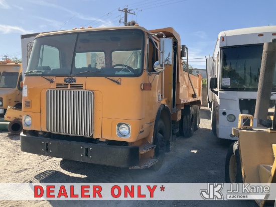 (Jurupa Valley, CA) 2005 Autocar WX T/A Dump Truck Runs, (Engine performance concern- Won't Stay Run