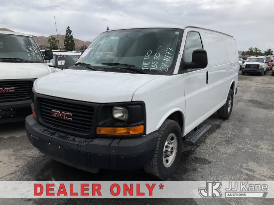 (Jurupa Valley, CA) 2014 GMC Savana G3500 Cargo Van Runs & Moves) (Brake System Non-Operational, Str