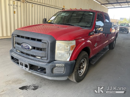 (Jurupa Valley, CA) 2012 Ford F-250 SD Crew-Cab Pickup Truck Runs & Moves