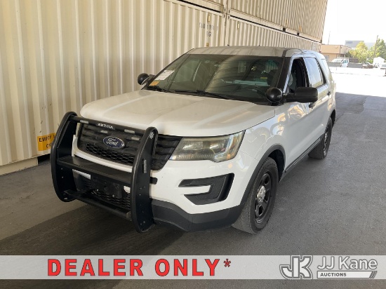 (Jurupa Valley, CA) 2016 Ford Explorer AWD Police Interceptor 4-Door Sport Utility Vehicle Runs & Mo