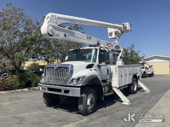 (Jurupa Valley, CA) Altec AA55, Material Handling Bucket Truck rear mounted on 2019 International 74