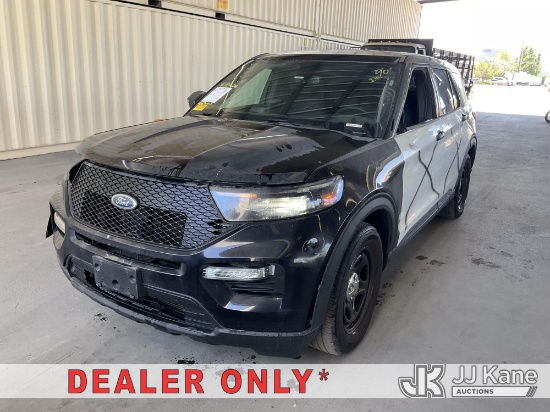(Jurupa Valley, CA) 2021 Ford Explorer Police 4-Door Sport Utility Vehicle Runs & Moves) (Dash Warni