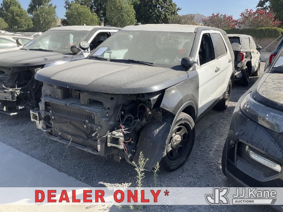 (Jurupa Valley, CA) 2018 Ford Explorer AWD Police Interceptor 4-Door Sport Utility Vehicle Not Runni