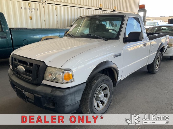 (Jurupa Valley, CA) 2007 Ford Ranger Pickup Truck Runs & Moves (Corrosion-See Photos) Passenger Do