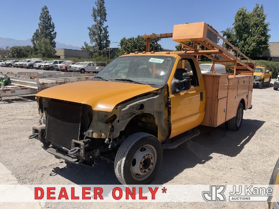 (Jurupa Valley, CA) 2004 Ford F-550 Regular Cab DRW Service Truck Not Running, Engine Performance Co