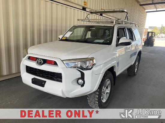 (Jurupa Valley, CA) 2017 Toyota 4Runner 4-Door Sport Utility Vehicle Runs & Moves, Corrosion, Suspen