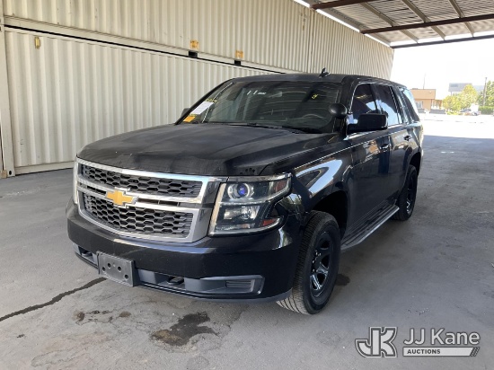 (Jurupa Valley, CA) 2016 Chevrolet Tahoe Police Package 4-Door Sport Utility Vehicle Runs & Moves, M