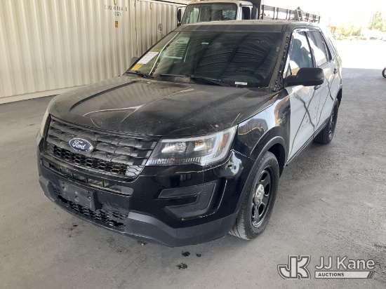 (Jurupa Valley, CA) 2017 Ford Explorer Police 4-Door Sport Utility Vehicle Runs & Moves, Open Manufa
