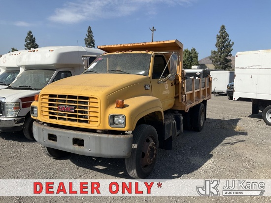 (Jurupa Valley, CA) 2001 GMC C7H042 Dump Truck Not Running, Condition Unknown) (Engine Performance C