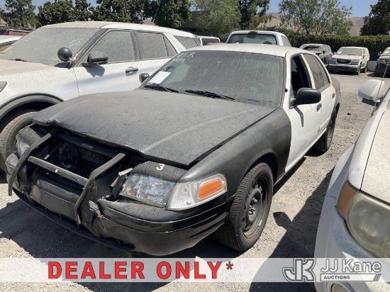 (Jurupa Valley, CA) 2006 Ford Crown Victoria Police Interceptor 4-Door Sedan Not Running, Conditions