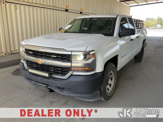 (Jurupa Valley, CA) 2017 Chevrolet Silverado 1500 Crew-Cab Pickup Truck Runs & Moves, (Dash Warning