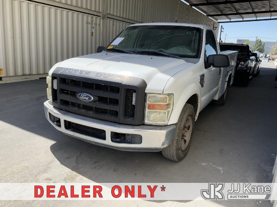 (Jurupa Valley, CA) 2008 Ford F-250 SD Service Truck Runs & Moves) (Engine Performance Concerns-Redu