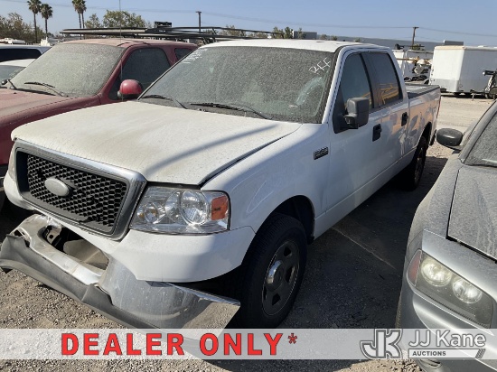 (Jurupa Valley, CA) 2008 Ford F-150 Pickup Truck Not Running, Conditions Unknown) (Collision Issues