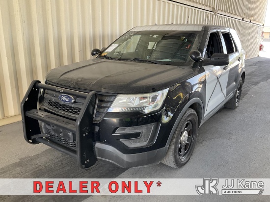 (Jurupa Valley, CA) 2017 Ford Explorer AWD Police Interceptor 4-Door Sport Utility Vehicle Not Runni