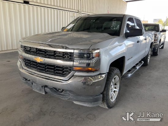(Jurupa Valley, CA) 2018 Chevrolet Silverado 1500 Crew-Cab Pickup Truck Runs & Moves (Open Manufactu