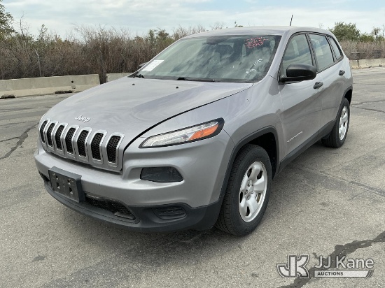 (Salt Lake City, UT) 2017 Jeep Cherokee 4x4 4-Door Sport Utility Vehicle Runs & Moves