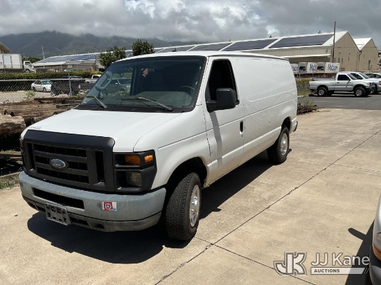 (Kahului, HI) 2009 Ford E250 Cargo Van Runs & Moves) (Dash Warning Indicators On