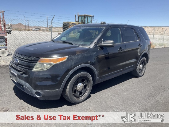 (Las Vegas, NV) 2013 Ford Explorer AWD Police Interceptor 4-Door Sport Utility Vehicle Runs & Moves)