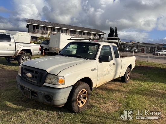 (Kapaa, HI) 2008 Ford Ranger Extended-Cab Pickup Truck Runs & Moves) (Seller States: Needs A New Bat