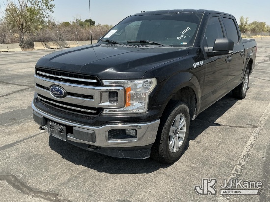 (Salt Lake City, UT) 2018 Ford F150 4x4 Crew-Cab Pickup Truck Runs & Moves