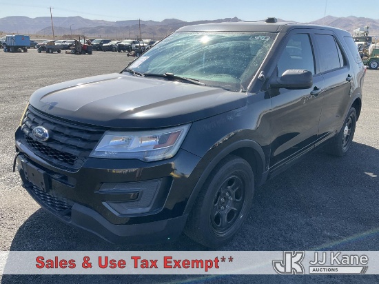 (Las Vegas, NV) 2018 Ford Explorer Police 4-Door Sport Utility Vehicle Runs & Moves