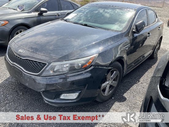 (Las Vegas, NV) 2015 Kia Optima 4-Door Sedan Not Running, Condition Unknown) (Seller States: "Engine