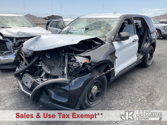 (Las Vegas, NV) 2023 Ford Explorer AWD Police Interceptor 4-Door Sport Utility Vehicle Not Running,