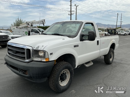 (Salt Lake City, UT) 2002 Ford F350 4x4 Pickup Truck Runs & Moves