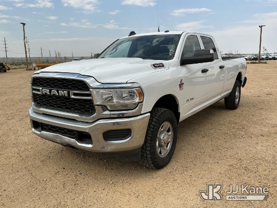 (Fort Lupton, CO) 2022 RAM 3500 Crew-Cab Pickup Truck Runs & Moves) (Dash Warning Indicators On) (No
