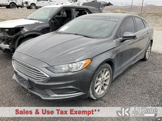 (Las Vegas, NV) 2017 Ford Fusion SE 4-Door Sedan Not Running, Condition Unknown) (Dash Warning Indic
